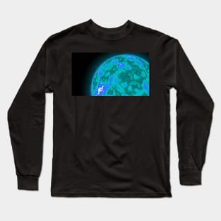 The Sun's Surface Close-Up - Light Blue Long Sleeve T-Shirt